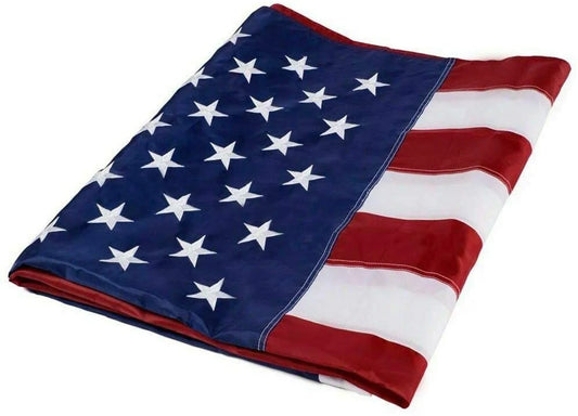 American Flag Outdoor Heavy Duty Embroidered Stars USA